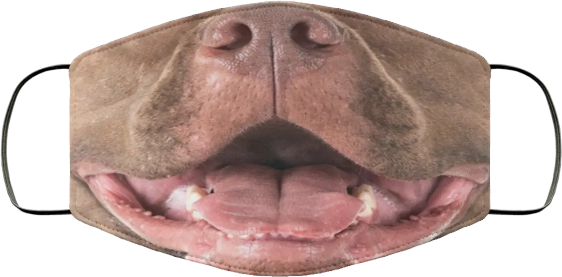 Pitbull Mouth Face Mask Bucktee Pitbull Face Mask Png Pit Bull Png