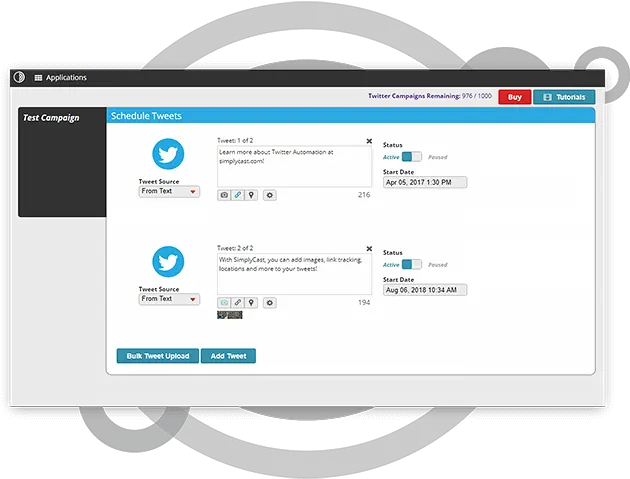 Twitter Automation Software Screenshot Png Twiter Logo Png