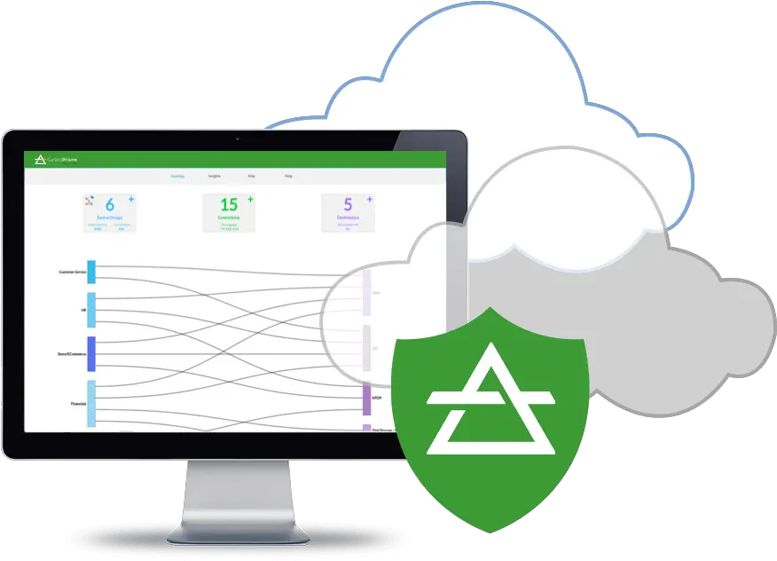 Garland Prisms Cloud Visibility Technology Computer Monitor Png Garland Transparent