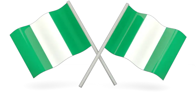 Two Wavy Flags Illustration Of Flag Nigeria Flag Of Nigeria Png Wavy Png