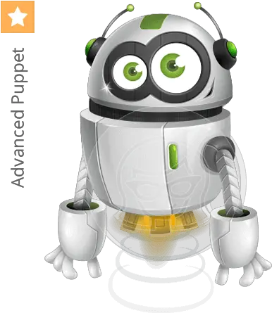 Non Human Adobe Character Animator Puppets Graphicmama Cartoon Robot Png Characters Monster Icon Robot