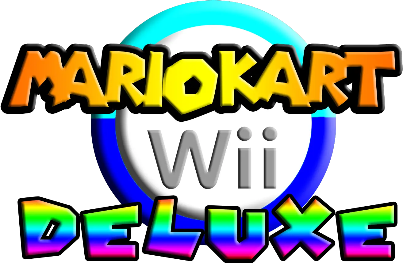 Download Mario Kart Wii Deluxe Mario Kart Wii Deluxe Logo Mario Kart Wii Deluxe Logo Png Wii Logo Png
