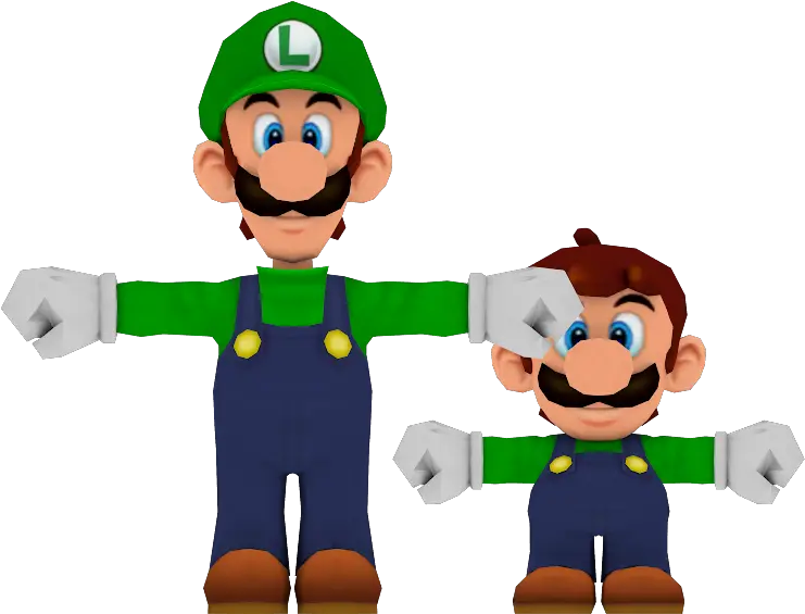 3ds Cartoon Png Luigi Head Png