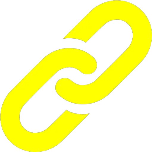 Yellow Link Icon Circle Website Link Icon Png Linke Icon