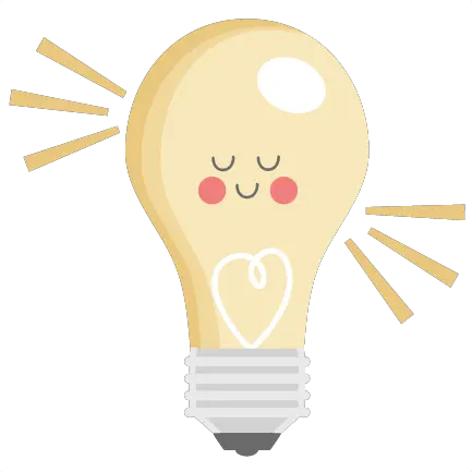 Svgs Free Svg Cuts Cute Cut Files Cute Light Bulb Clipart Png Lightbulb Png