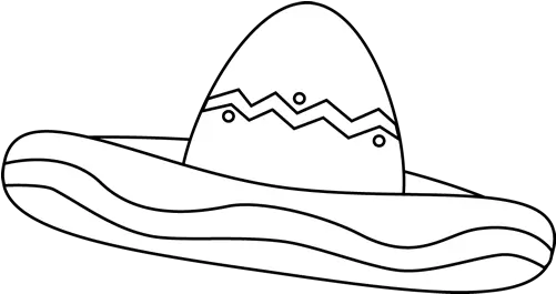 Black And White Sombrero Clip Art Sombreros Black And White Png Sombrero Transparent