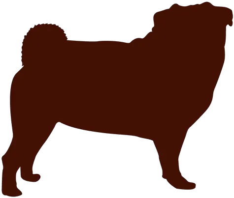 Dog Pug Silhouette Silueta De Perro Pug Png Pug Transparent Background