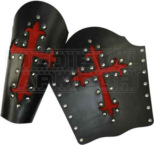 Download Gothic Cross Leather Arm Bracers Belt Full Size Gauntlet Png Gothic Cross Png