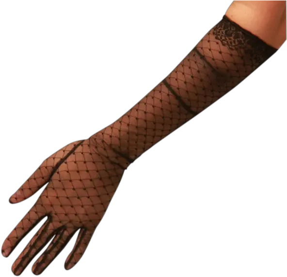 Chloe Lace Glove Gloves Black Lace Gloves Png Fishnet Pattern Png