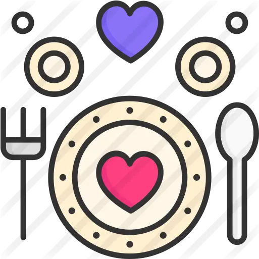 Plate Free Valentines Day Icons Ice Pub Png Fork Plate Icon