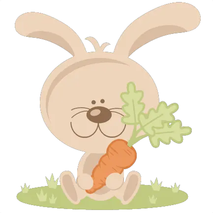 Carrot Clipart Cute Cartoon Rabbit Carrot Transparent Png Happy Carrot Transparent