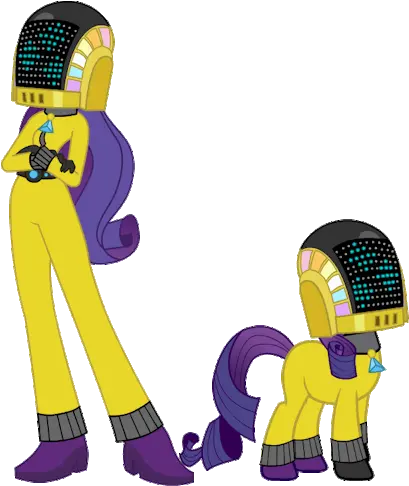 Daft Punk Stickers For Android Ios Mlp Rarity Daft Punk Png Daft Punk Transparent