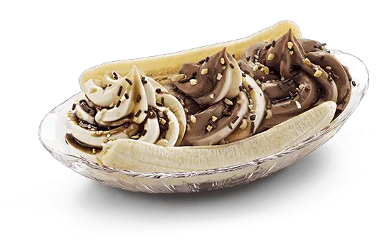 Banana Split Banana Split Sem Cereja Png Banana Split Png