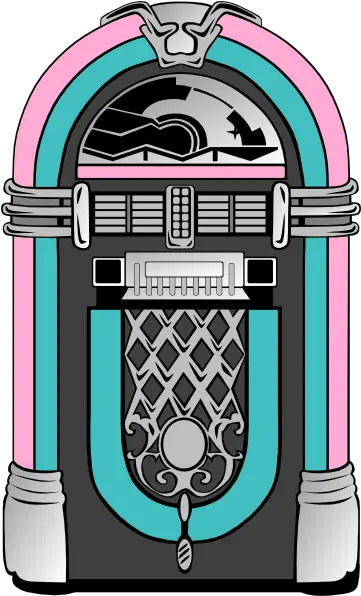 Pink And Blue Jukebox Clip Art Blue Jukebox Clipart Png Jukebox Icon