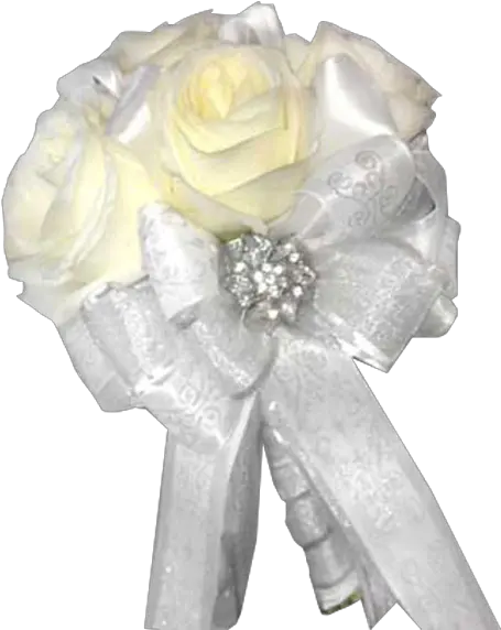 White Bridal Bouquet Garden Roses Png Bouquet Of Roses Png