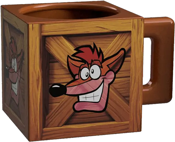 Crash Bandicoot Crate Mug Crash Bandicoot Crate Mug Png Crash Bandicoot Png