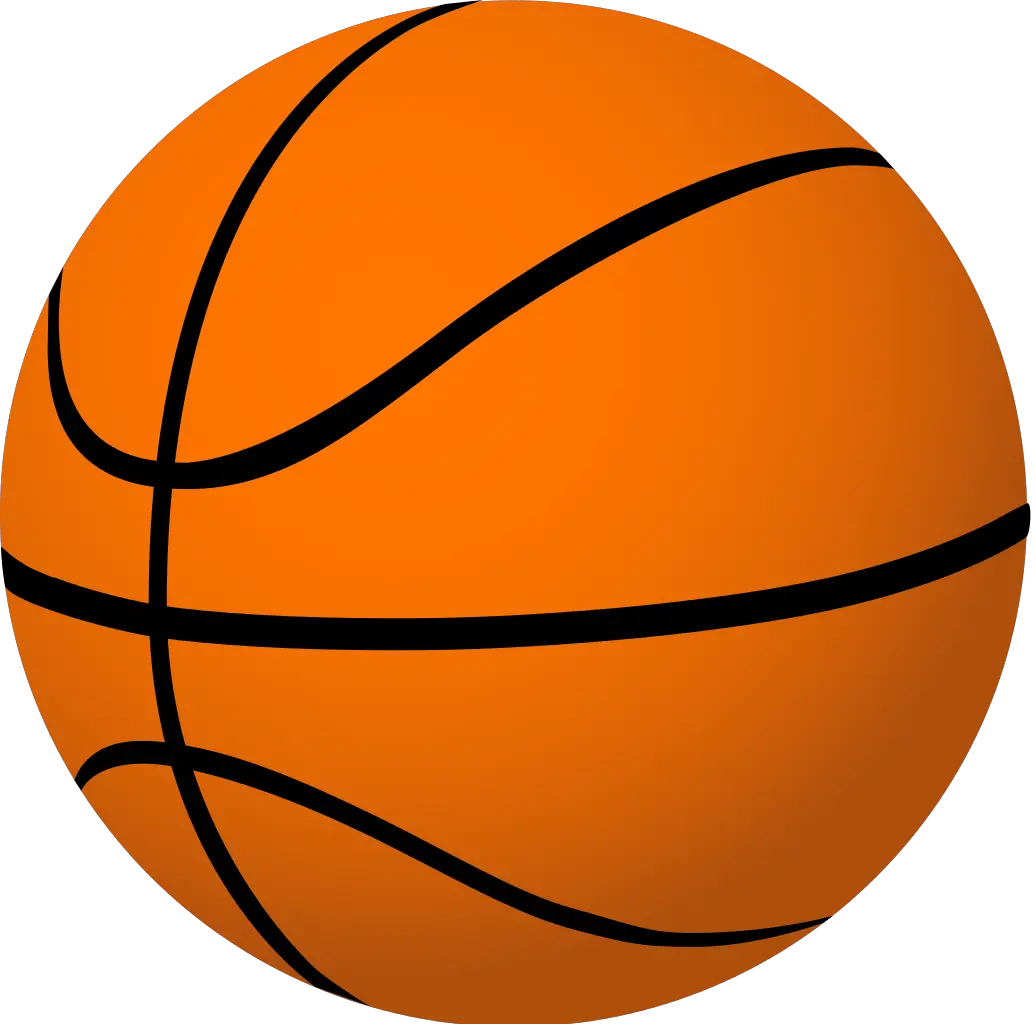 Black And White Basketball Png