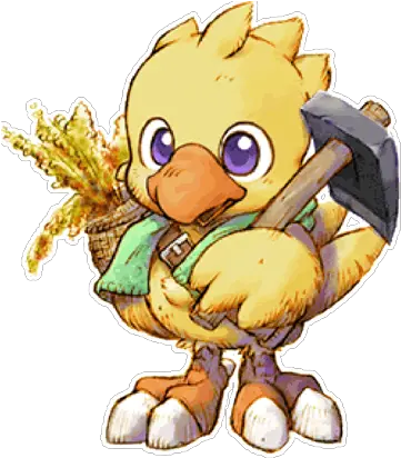 La Tana Del Chocobo Final Fantasy Chocobo Png Chocobo Png