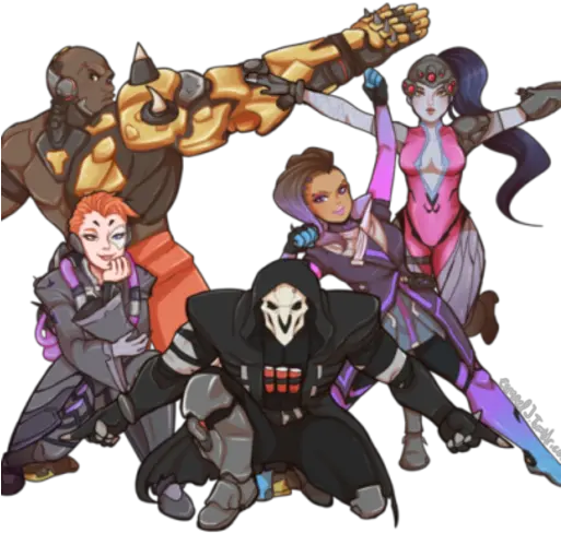 Ask Team Talon Doomfist Doesnt Have All Overwatch Characters In Talon Png Sombra Skull Png