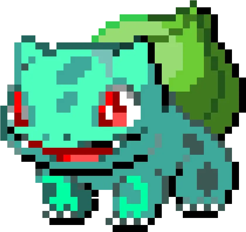 Pixilart 16bit Bulbasaur By Mitch45667 Bulbasaur Pixel Png Bulbasaur Transparent