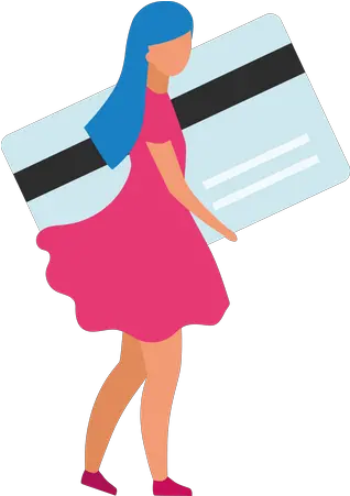 Paying Icon Download In Colored Outline Style Online Shoping Website Homepage Png Girl Vector Icon