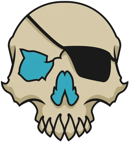 Transparent Png Svg Vector File Skull With Eye Patch Svg Eyepatch Png