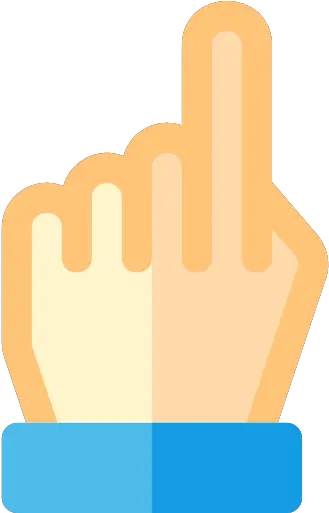 Free Icon Download 1 Finger Flaticon Png Point Finger Png