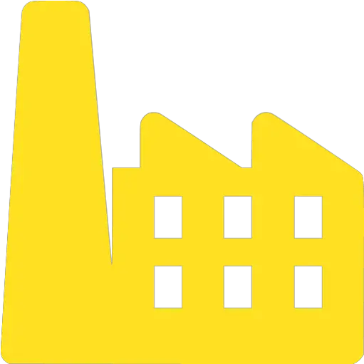 Factory Icons Factory Symbol In Yellow Color Png Factory Icon Png