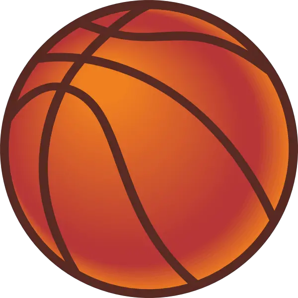 Basketball Clipart Black And White Png
