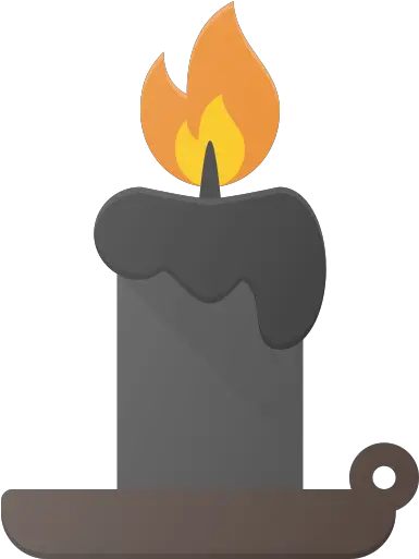 Holyday Halloween Candle Light Free Icon Of Halloween Candle Icon Png Candle Flame Icon