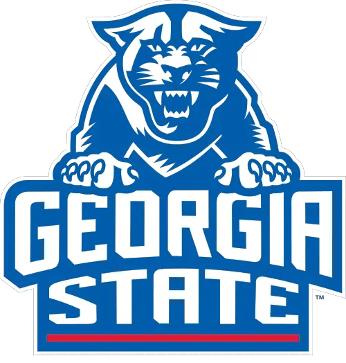 Georgia Statepantherslogo U2013 Foul Pole Sports Ga State Logo Transparent Png Panthers Logo Png