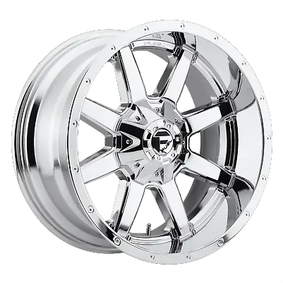 Fuel 1pc Maverick Chrome Plated 20x9 For Ford F250 Rim 8x170 20 Offset Each Ebay Fuel Maverick Chrome Png Gm Icon F2