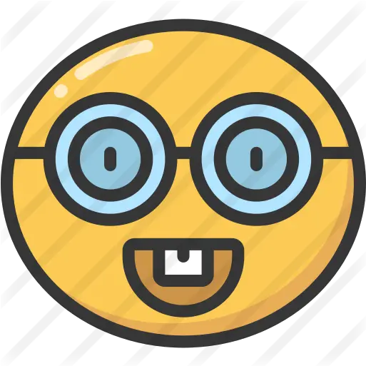 Nerd Free Smileys Icons Happy Png Nerd Emoji Png