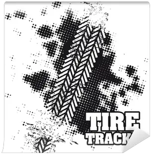 Tire Tracks Wall Mural U2022 Pixers We Live To Change Marca De Llantas Moto Vector Png Tire Tracks Png