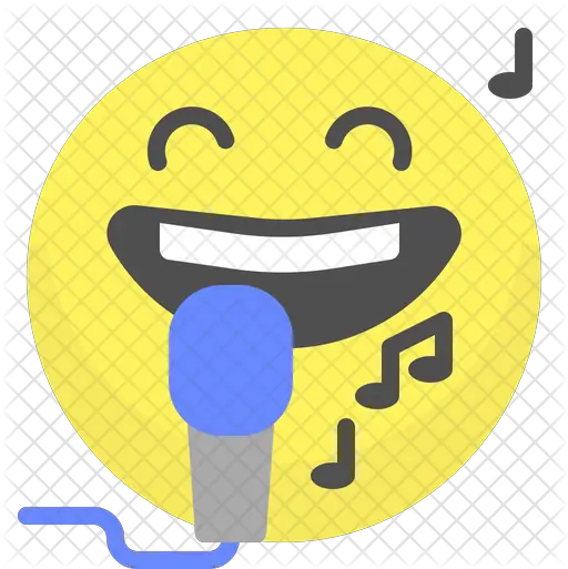Sing Emoji Icon Of Flat Style Emoji Sing Png Sing Png