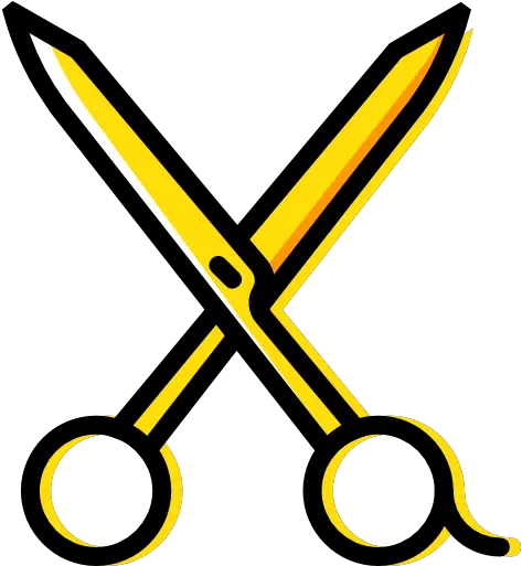 Scissors Free Beauty Icons Yellow Scissors Clipart Png Scissor Png