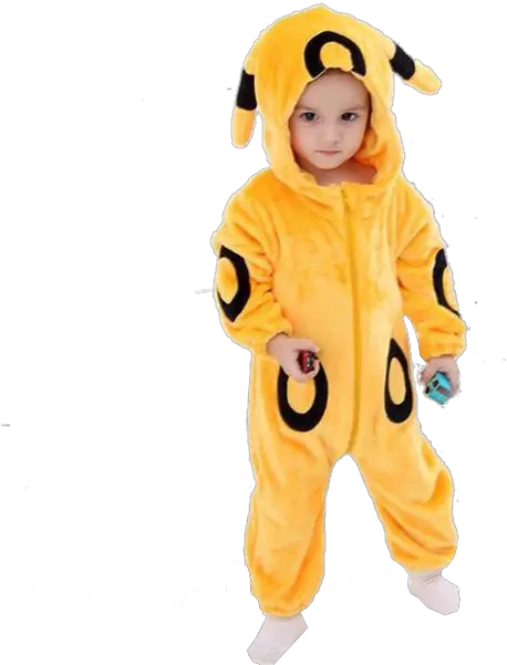 Kids Yellow Umbreon Onesies Hooded Png Umbreon Transparent