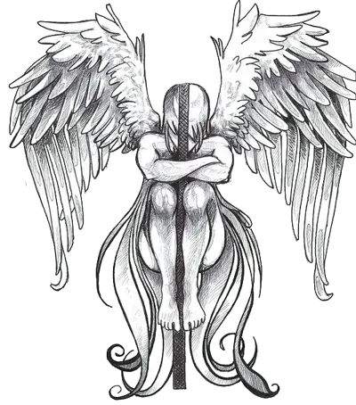 Download Hd Wings Tattoos Clipart Transparent Background Angel Tattoos For Men Png Tattoo Png Transparent