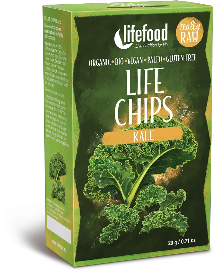 Vegetable Kale Life Chips U2013 Raw Vegan Organic Lifefood Lifefood Chips Grünkohl Roh Bio 20 Gramm Andere Reform Lebensmittel Andere Reform Levensm Reform Lebensmittel Png Kale Png