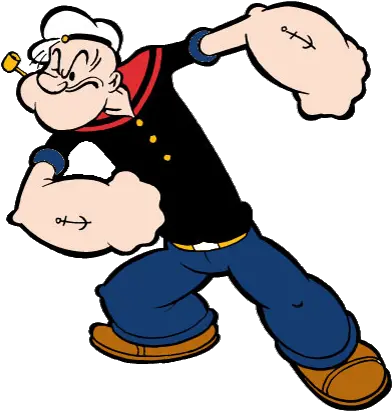 Popeye Ready To Fight Transparent Png Popeye Png Fight Png