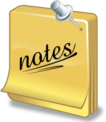 Yellow Note Icon Png Clipart Image Iconbugcom Notes