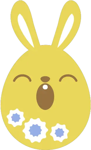 Easter Bunny Egg Emoji Material Cartoon Png Egg Emoji Png