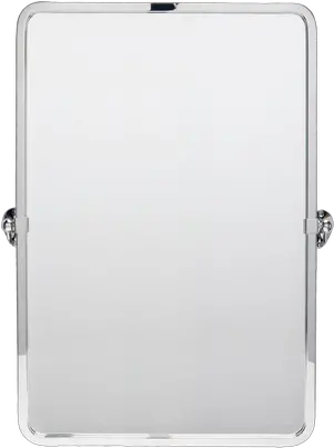 Linfield Rounded Rectangle Pivot Mirror Polished Chrome 32 Inch Langwerpige Spiegel Zwart Png Rounded Rectangle Png
