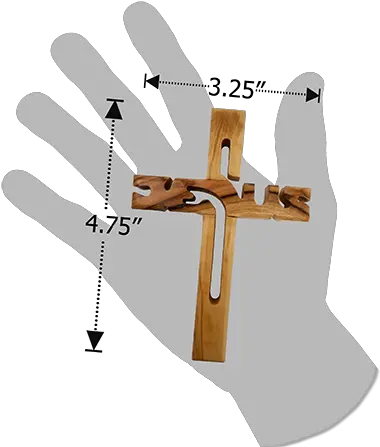 Olive Wood Wall Cross Jesus Cut Out M Christian Cross Png Jesus Cross Icon