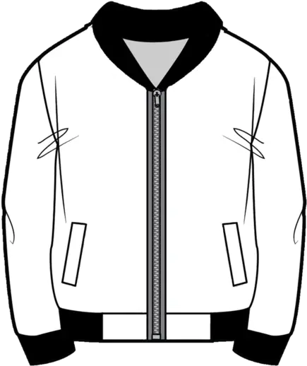 Bomber Desain Jaket Bomber Png Bomber Jacket Template Png