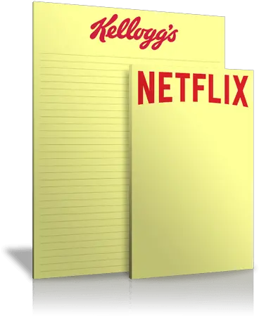 Yellow Colored Notepads Frosted Mini Wheats Png Pastel Netflix Icon