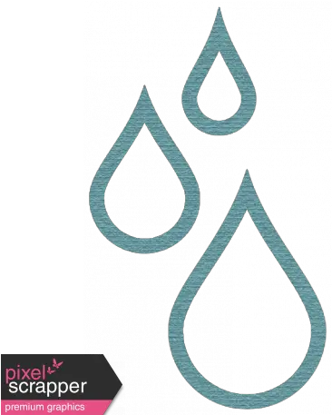 Rainy Days Paper Raindrops Outline Graphic By Melo Vrijhof Multimedia Software Png Raindrop Png