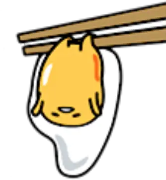 Sanrio Cute Lazyegg Png Soft Messy Cartoon Gudetama Png