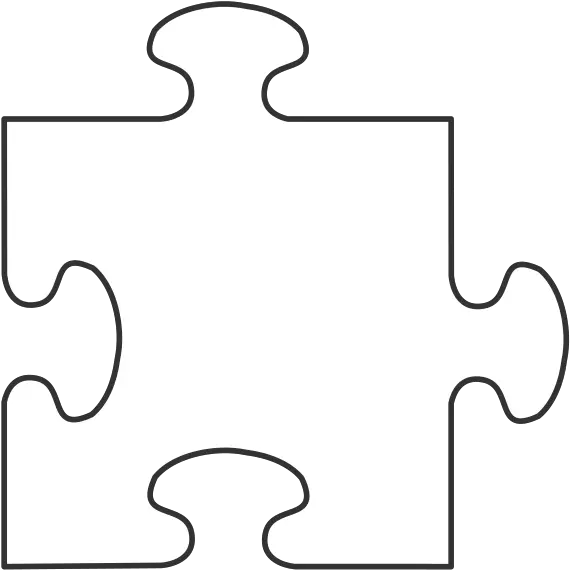 Blue Border Puzzle Piece Top Png Svg Clip Art For Web Ps3 Movian Puzzle Piece Icon Png