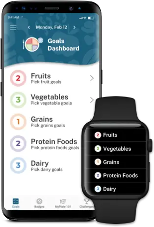 Fruits Myplate Start Simple With Myplate App Png My Plate Replaced The Food Pyramid As The New Icon